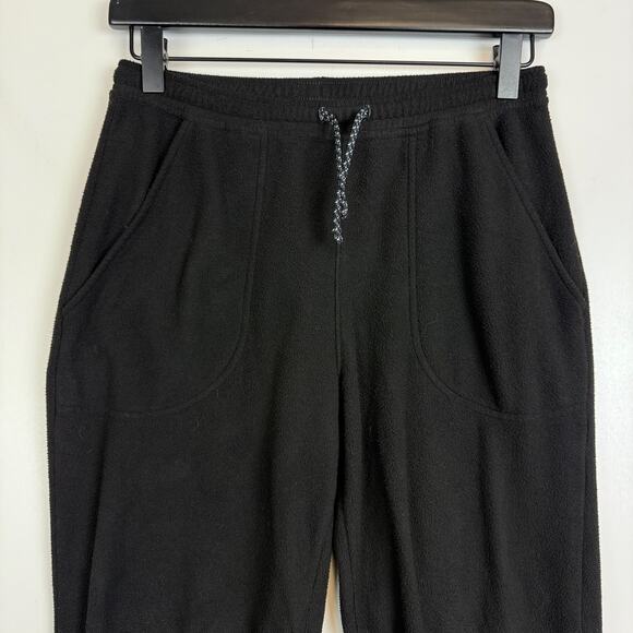 Patagonia Big Kids Boys Fleece Slim Pants Black WORN KNEES - XL - Picture 2 of 10